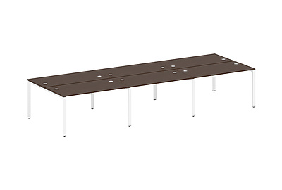 Стол-бенч двойной на 6 раб. мест Metal system style БП.СМ-6.3 - фото товара 1 из 3
