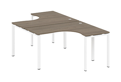 Стол-бенч двойной криволинейный Metal system style БП.РАС-СА-2.3 - фото товара 1 из 4