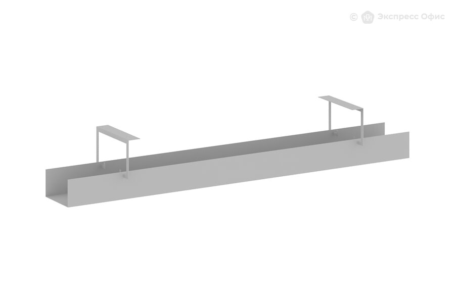  Кабель-канал узкий для стола L1000мм Metal system style МК-0100 Серый - фото товара 1 из 2