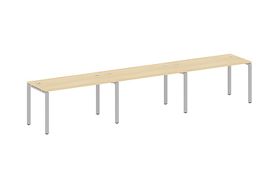 Стол-бенч линейный на 3 раб.места Metal system style БП.СМ-3.3 - фото товара 1 из 3