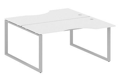 Стол-бенч двойной криволинейный Metal system style БО.РАС-СА-2.1 - фото товара 1 из 4