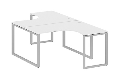 Стол-бенч двойной криволинейный Metal system style БО.РАС-СА-2.3 - фото товара 1 из 4