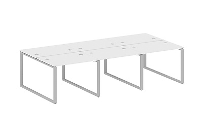 Стол-бенч двойной Metal system style БО.СМ-6.1 - фото товара 1 из 3