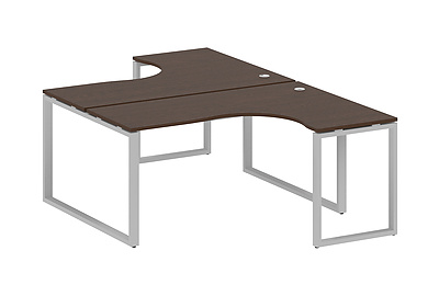 Стол-бенч двойной криволинейный Metal system style БО.РАС-СА-2.4 - фото товара 1 из 4