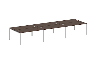 Стол-бенч двойной на 6 раб. мест Metal system style БП.СМ-6.4 - фото товара 1 из 3