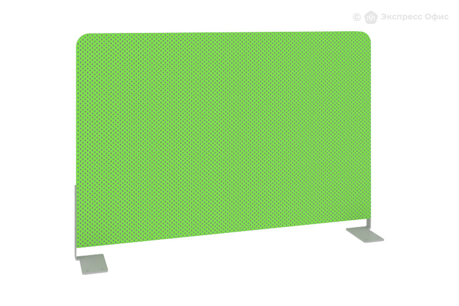  Настольный экран боковой Metal system style Б.ТЭКР-60 Ткань зеленая/Серый металл/Серый металл - фото товара 1 из 2