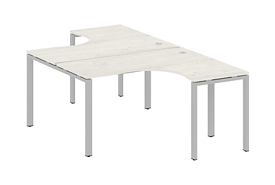 Стол-бенч двойной криволинейный Metal system style БП.РАС-СА-2.3 - фото товара 1 из 4
