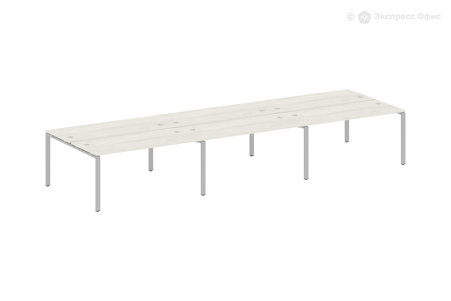 Стол-бенч двойной на 6 раб. мест Metal system style БП.СМ-6.4 - фото товара 1 из 4