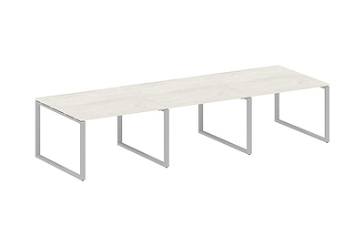 Стол для переговоров (3 столешницы) Metal system style БО.ПРГ-3.2 - фото товара 1 из 3
