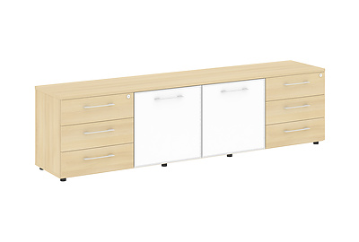 Тумба для документов наборная (4 секции) Yalta LT.TS-4.2 white - фото товара 1 из 5