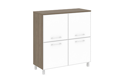 Шкаф для документов квадратный Yalta LT.SD-1.2 R white - фото товара 1 из 4