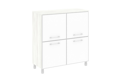 Шкаф для документов квадратный Yalta LT.SD-1.2 R white - фото товара 1 из 4