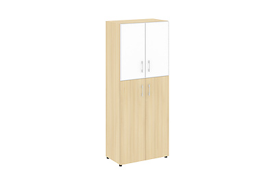 Шкаф для документов высокий широкий (нужен топ) Yalta LT.ST-1.7 R white - фото товара 1 из 4