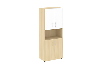 Шкаф для документов высокий широкий (нужен топ) Yalta LT.ST-1.4 R white - фото товара 1 из 6