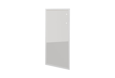 Дверь средняя левая в алюминиевой раме (сатин) Статус 60.0L - фото товара 1 из 1