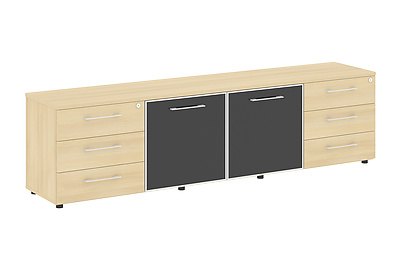 Тумба для документов Yalta LT.TS-4.2 black - фото товара 1 из 4