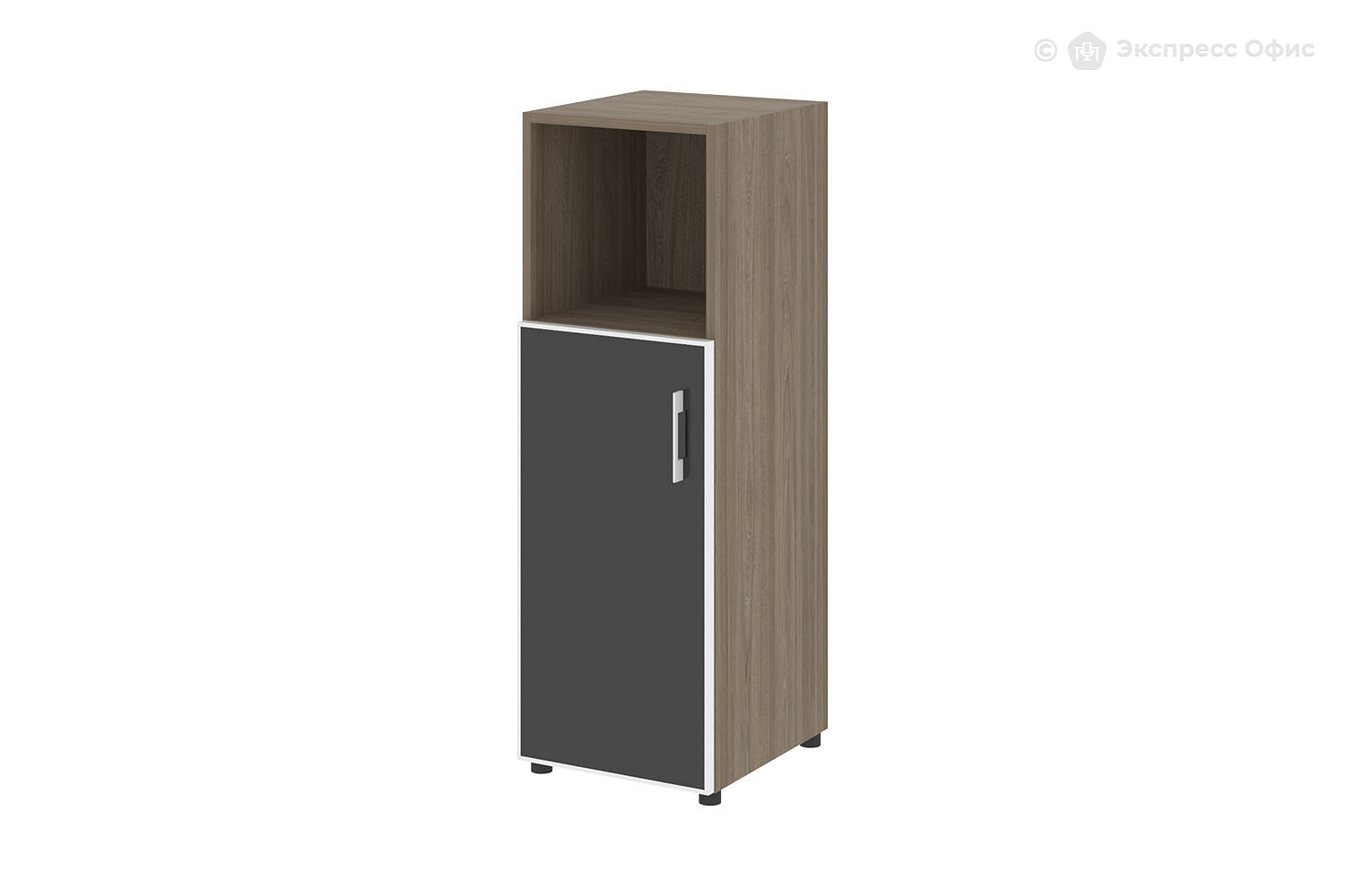 Шкаф для документов левый Yalta LT.SU-2.2 R (L) black - фото товара 1 из 4