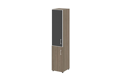 Шкаф для документов левый Yalta LT.SU-1.2 R (L) black - фото товара 1 из 4