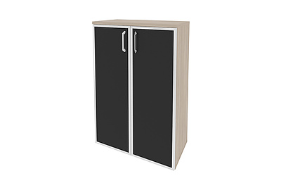 Шкаф для документов средний широкий Onix O.ST-2.4R black - фото товара 1 из 3