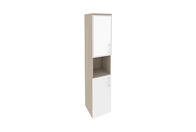 Шкаф для документов высокий узкий левый Onix O.SU-1.4R(L) white - фото товара 1 из 4