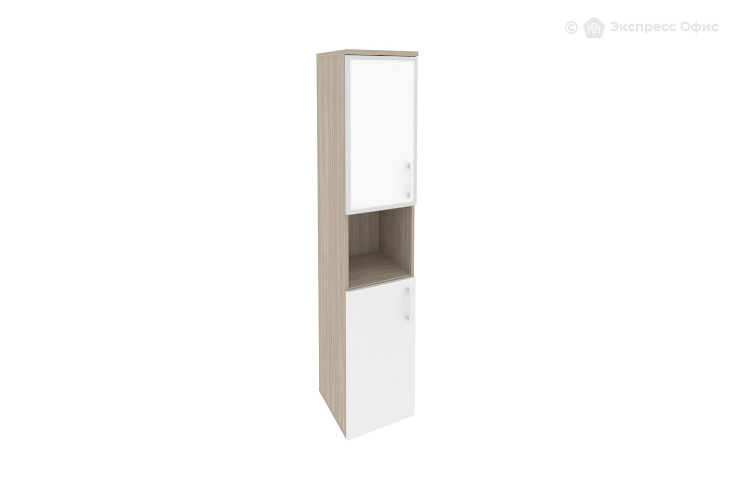 Шкаф для документов высокий узкий левый Onix O.SU-1.4R(L) white - фото товара 1 из 4