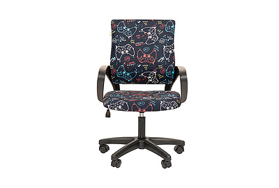 Кресло компьютерное детское Chairman Kids 103 Black LT - фото товара 2 из 3
