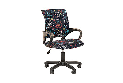 Кресло компьютерное детское Chairman Kids 103 Black LT - фото товара 1 из 3