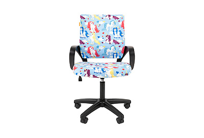 Кресло компьютерное детское Chairman Kids 103 Black LT - фото товара 2 из 4