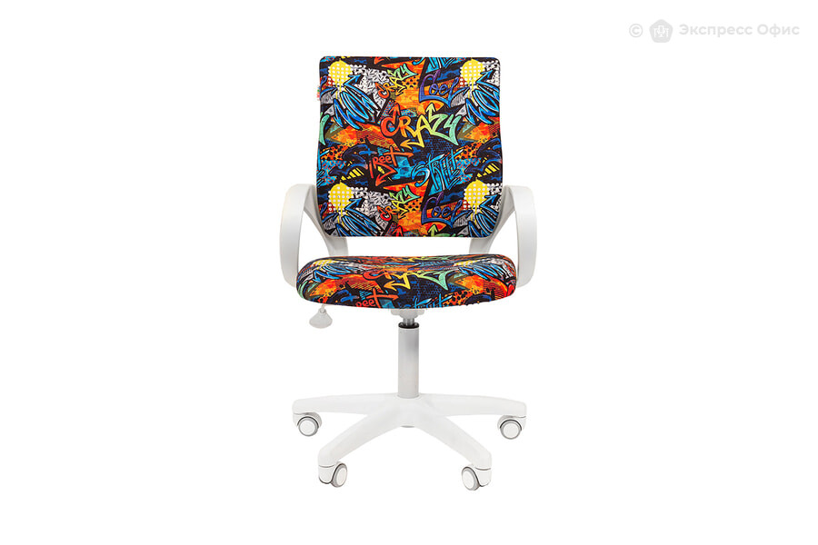  Кресло компьютерное детское Chairman Kids 103 LT Ткань велюр Crazy - фото товара 2 из 2