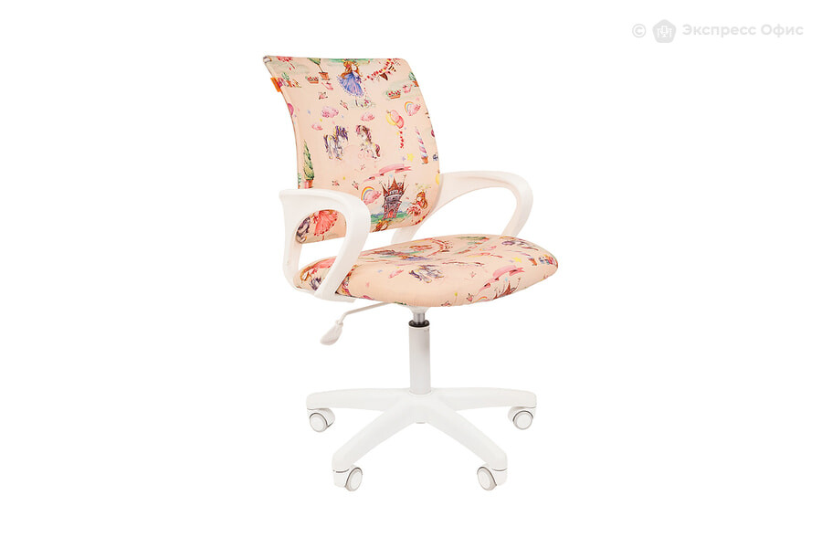  Кресло компьютерное детское Chairman Kids 103 LT Ткань велюр Принцессы - фото товара 1 из 3