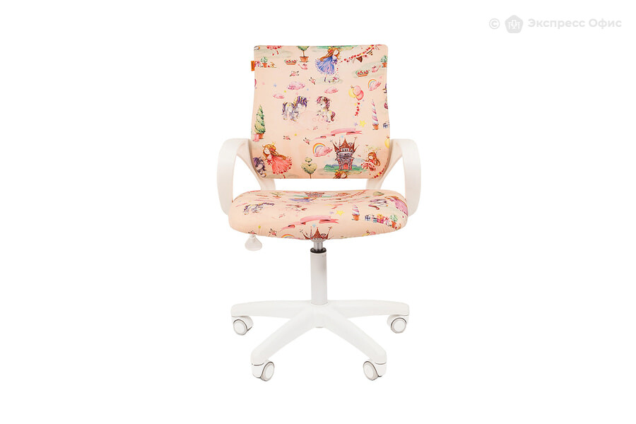  Кресло компьютерное детское Chairman Kids 103 LT Ткань велюр Принцессы - фото товара 2 из 3
