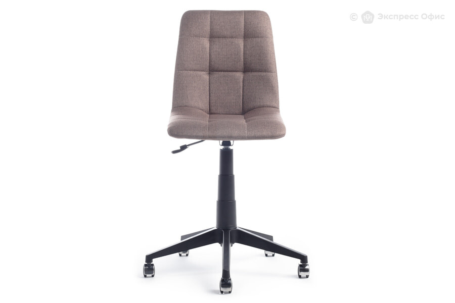  Кресло офисное Джо КР01.00.73ПП Ткань Sherlok 232 (коричневый)/Пластик черный - фото товара 2 из 3