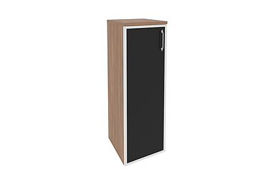 Шкаф для документов высокий узкий левый Onix O.SU-2.4R(L) black - фото товара 1 из 3