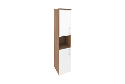 Шкаф для документов высокий узкий левый Onix O.SU-1.4R(L) white - фото товара 1 из 4