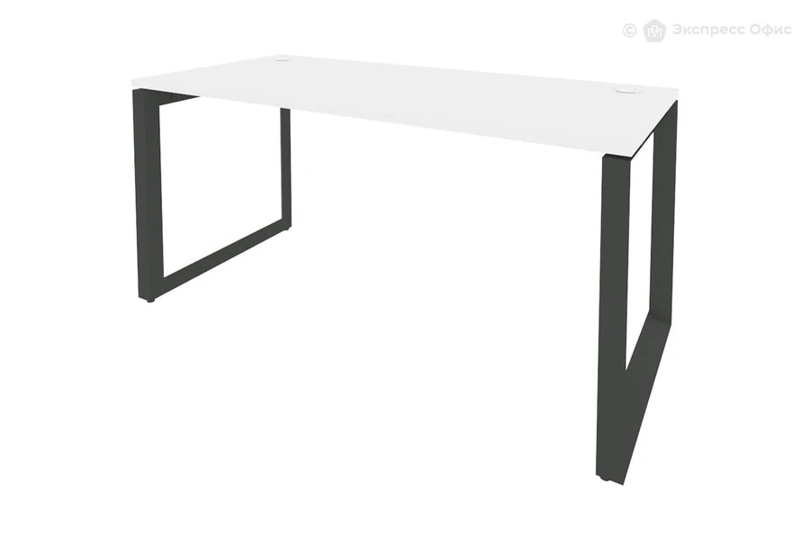 Письменный стол Onix O.MO-SP-4.7 Белый бриллиант, Металл антрацит