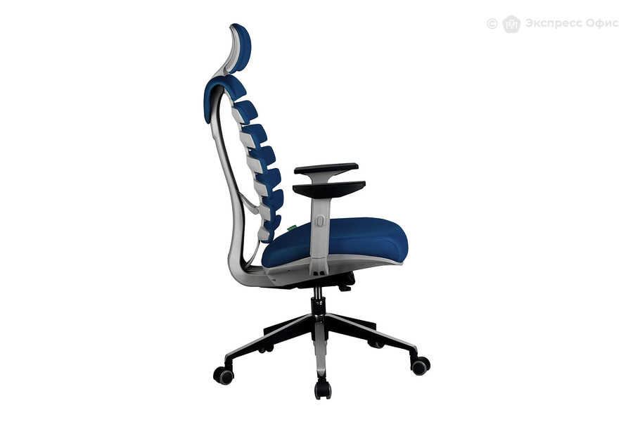  Кресло для руководителя RCH Shark Ткань синяя - фото товара 3 из 3