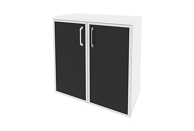 Шкаф для документов низкий широкий Onix O.ST-3.2R black - фото товара 1 из 3