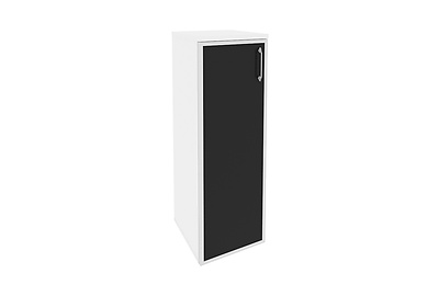Шкаф для документов высокий узкий левый Onix O.SU-2.4R(L) black - фото товара 1 из 3