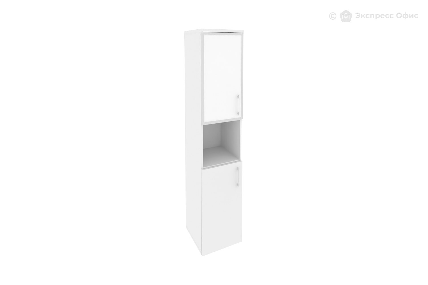 Шкаф для документов высокий узкий левый Onix O.SU-1.4R(L) white - фото товара 1 из 3