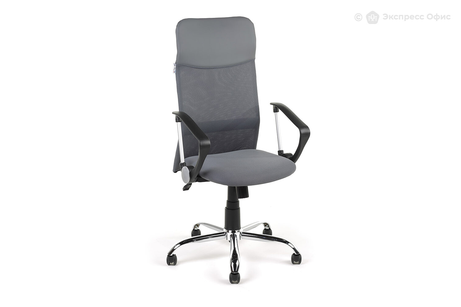 Кресло для руководителя Leo A chrome - фото товара 1 из 13