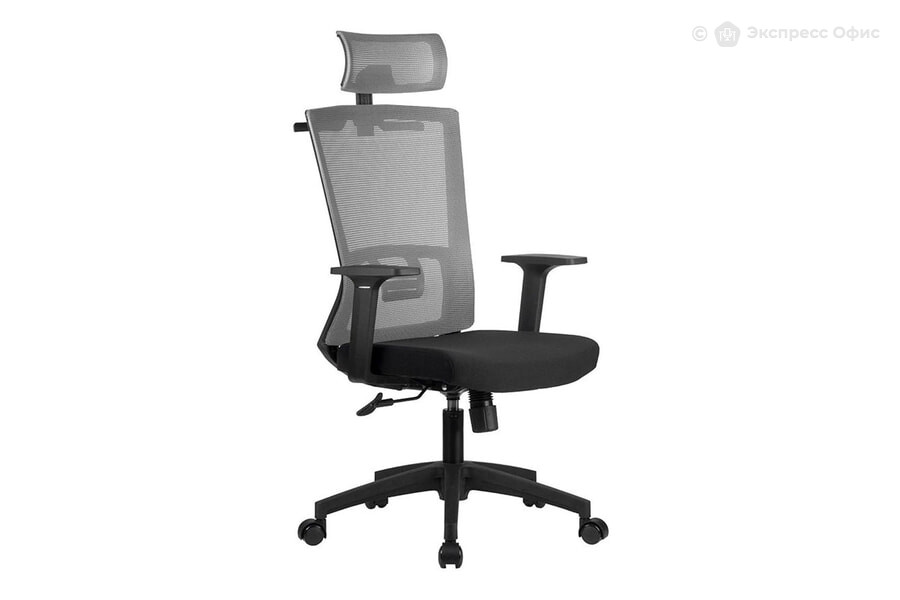  Кресло для руководителя Link RCH A926 Ткань черная/Сетка серая - фото товара 1 из 3