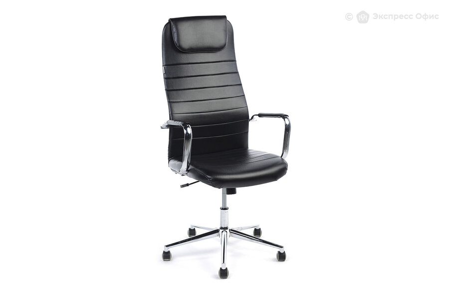  Кресло для руководителя Бюрократ KB-9N/ECO/BLACK Искусственная кожа Black - фото товара 1 из 3