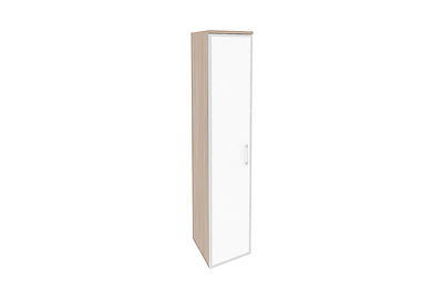 Шкаф для документов высокий узкий левый Onix O.SU-1.10R(L) white - фото товара 1 из 3
