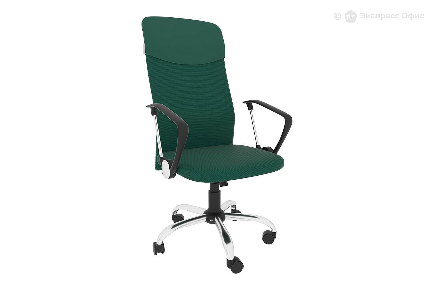 Кресло для руководителя Leo A chrome - фото товара 1 из 3