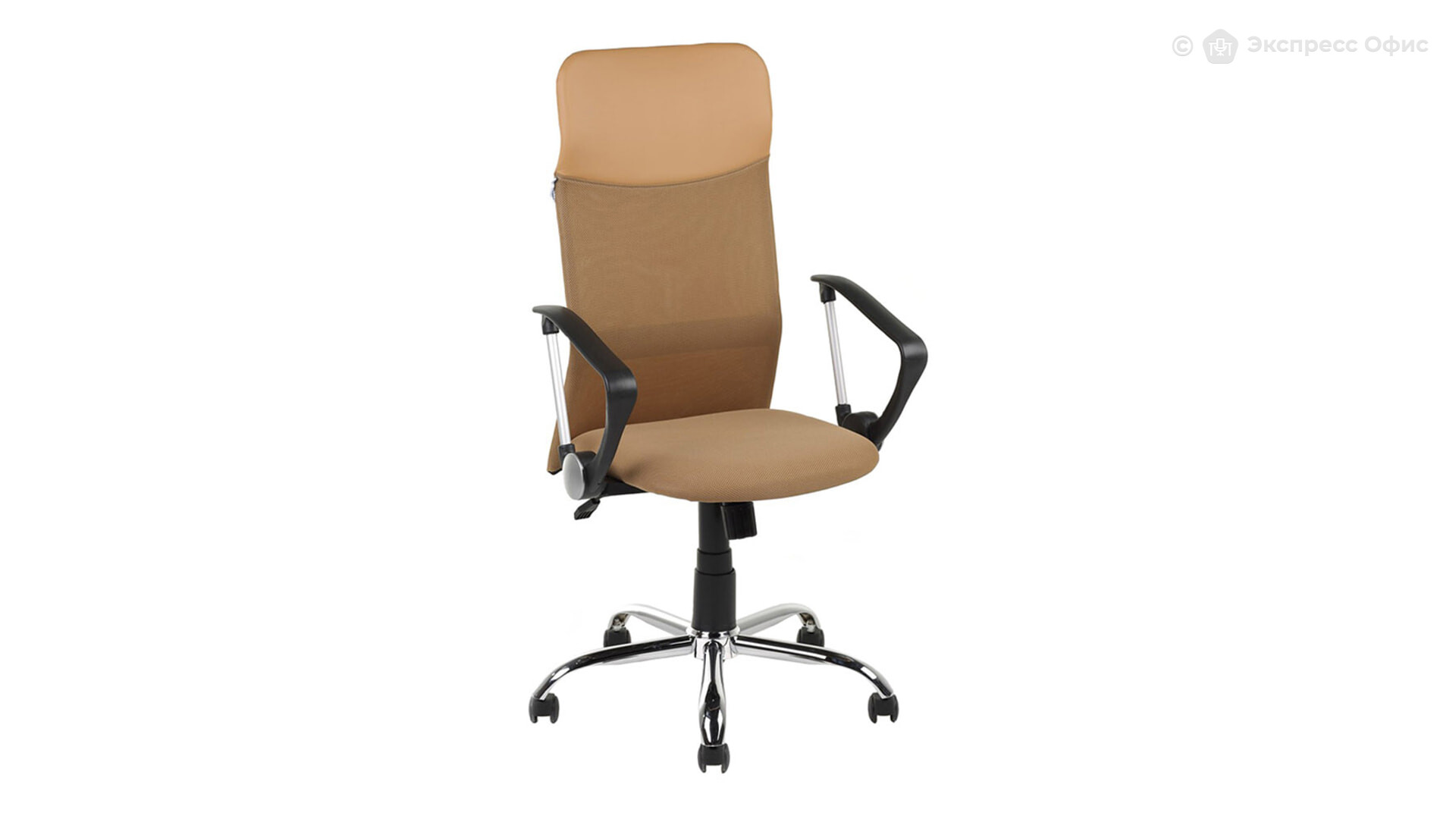 1094258 Кресло офисное easy Chair 225 черное (сетка/ткань,металл)