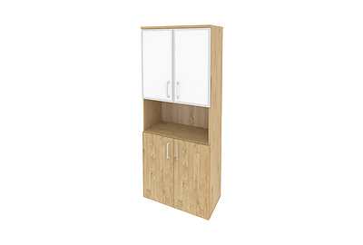 Шкаф для документов высокий широкий Onix O.ST-1.4R white - фото товара 1 из 5