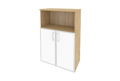 Шкаф для документов средний широкий Onix O.ST-2.2R white - фото товара 1 из 3