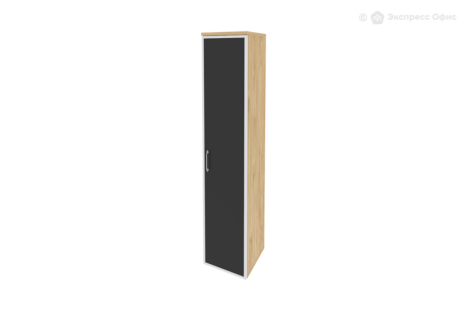 Шкаф для документов высокий узкий правый Onix O.SU-1.10R(R) black - фото товара 1 из 3