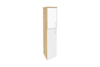 Шкаф для документов высокий узкий левый Onix O.SU-1.7R(L) white - фото товара 1 из 4