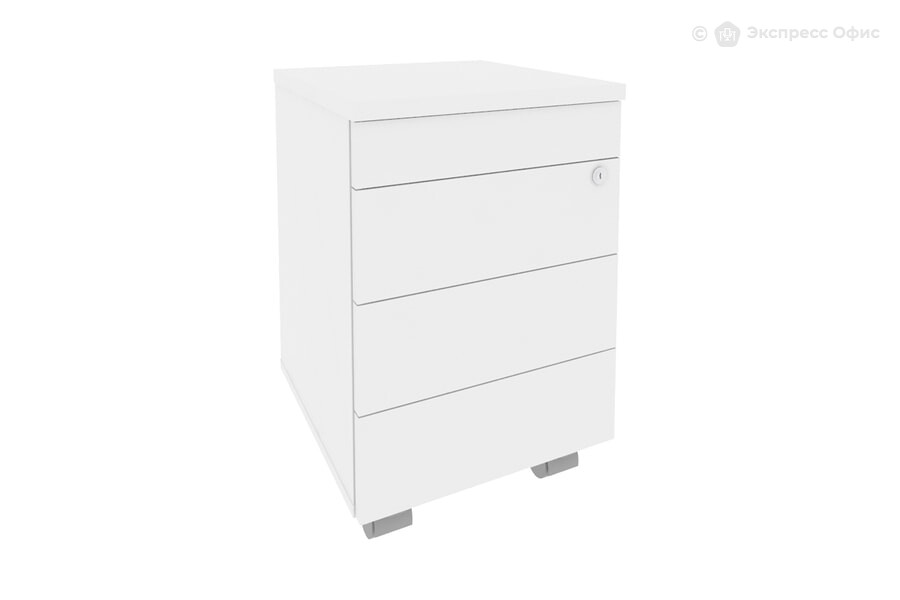  Тумба для документов мобильная Onix O.TM-3 TIP Белый бриллиант - фото товара 1 из 3